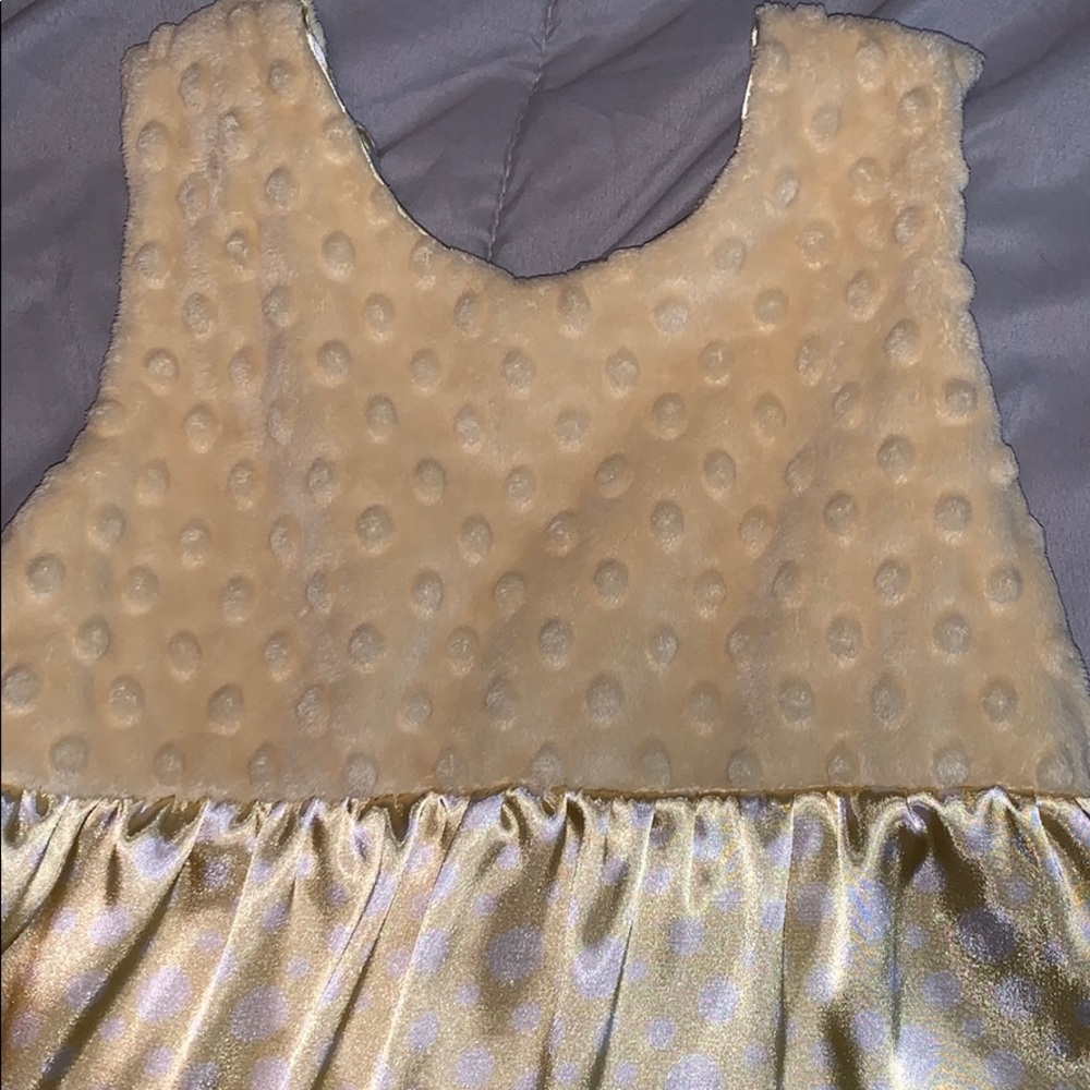 Sunny Yellow kinky too, stain bottom dress